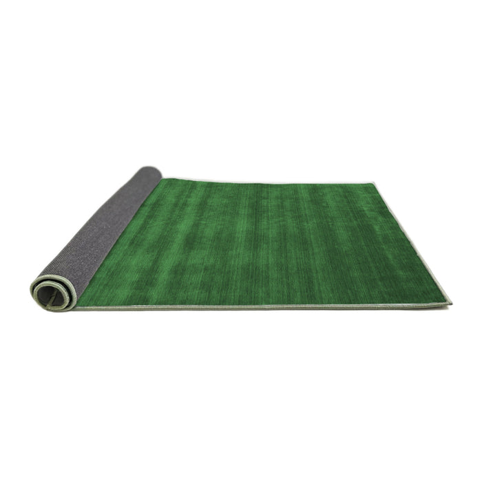 Sideview of Abstract Emerald Green Contemporary Rug, con105emgrn