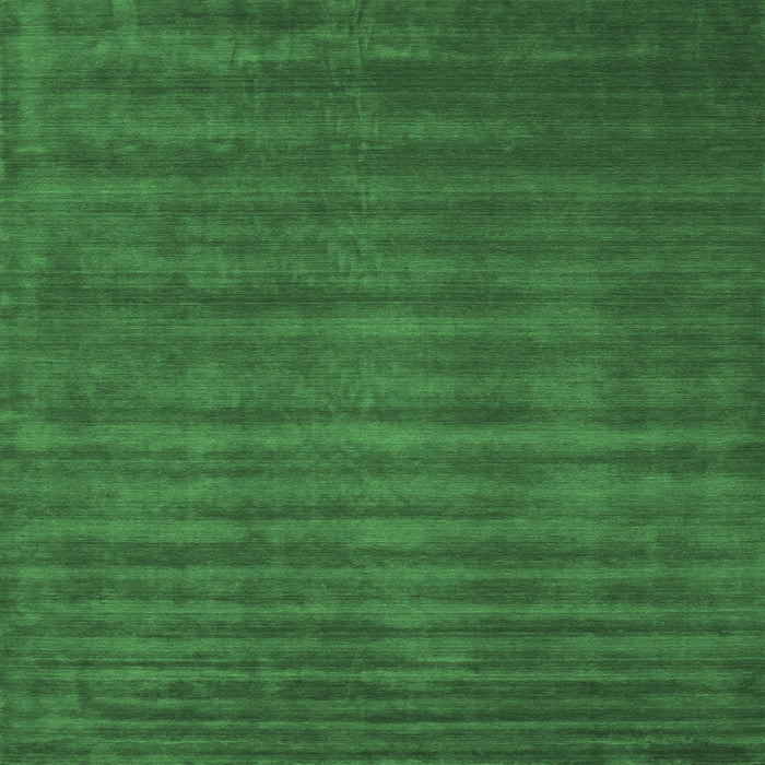Square Machine Washable Abstract Emerald Green Contemporary Area Rugs, wshcon105emgrn