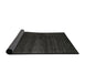 Thickness of Contemporary Charcoal Black Modern Rug, con106