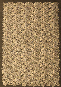 Abstract Brown Contemporary Rug, con1060brn