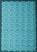 Abstract Light Blue Contemporary Rug, con1060lblu