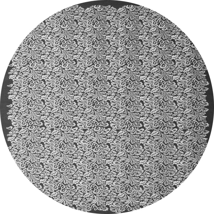 Machine Washable Abstract Gray Contemporary Rug, wshcon1060gry