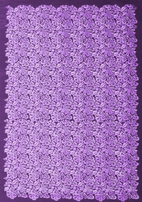 Abstract Purple Contemporary Rug, con1060pur