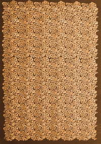 Abstract Orange Contemporary Rug, con1060org