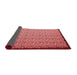 Abstract Red Contemporary Area Rugs