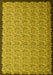 Machine Washable Abstract Yellow Contemporary Rug, wshcon1060yw