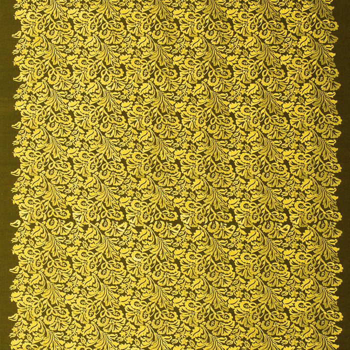 Machine Washable Abstract Yellow Contemporary Rug, wshcon1060yw