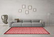 Contemporary Red Washable Rugs