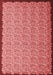 Abstract Red Contemporary Area Rugs