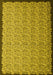 Abstract Yellow Contemporary Rug, con1060yw