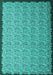 Abstract Turquoise Contemporary Rug, con1060turq