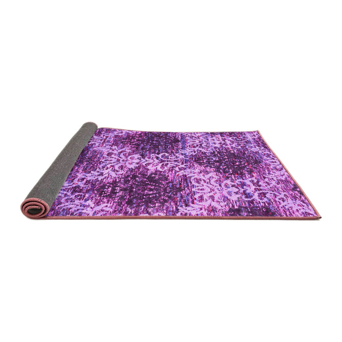 Sideview of Abstract Pink Contemporary Rug, con1061pnk