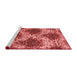Contemporary Red Washable Rugs