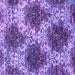 Square Machine Washable Abstract Purple Contemporary Area Rugs, wshcon1061pur
