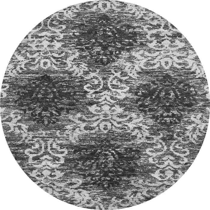 Machine Washable Abstract Gray Contemporary Rug, wshcon1061gry