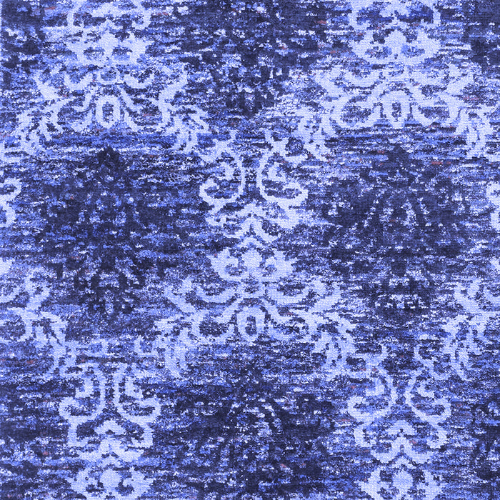 Abstract Blue Contemporary Rug, con1061blu