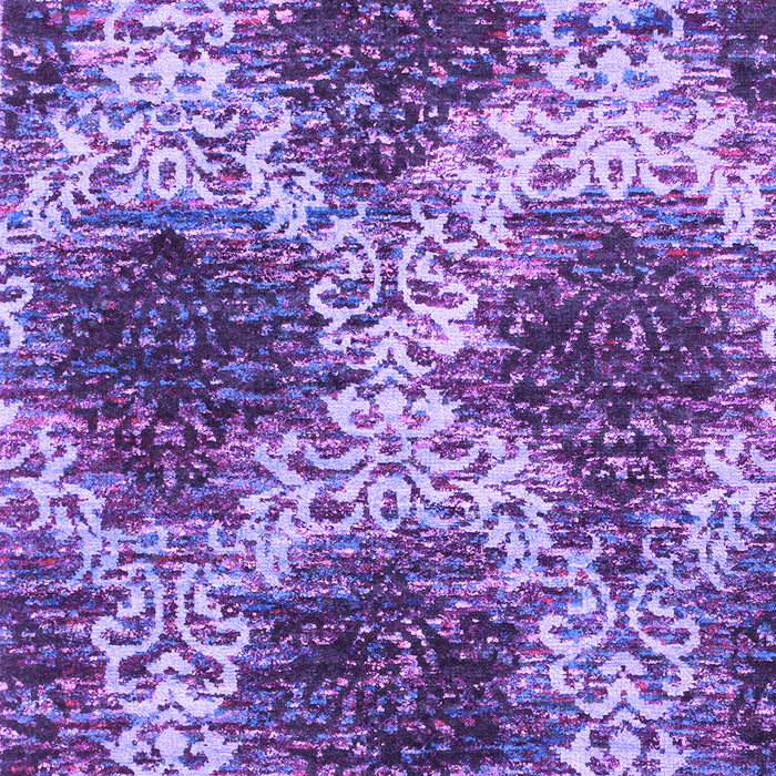 Abstract Purple Contemporary Rug, con1061pur