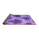 Sideview of Abstract Purple Contemporary Rug, con1061pur