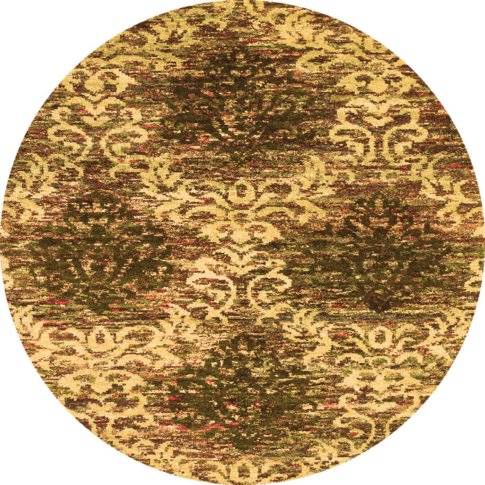 Machine Washable Abstract Orange Contemporary Area Rugs, wshcon1061org