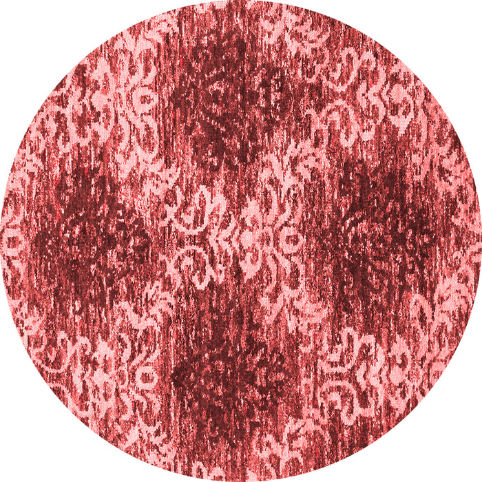 Machine Washable Abstract Red Contemporary Rug, wshcon1061red