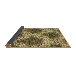Sideview of Abstract Brown Contemporary Rug, con1061brn