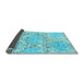 Sideview of Abstract Light Blue Contemporary Rug, con1062lblu