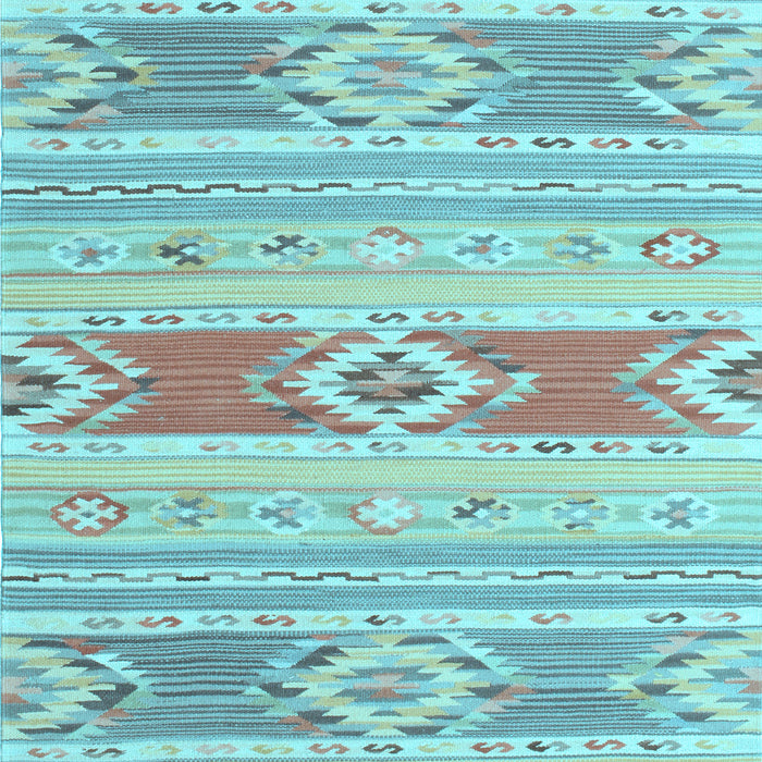 Abstract Light Blue Contemporary Rug, con1063lblu