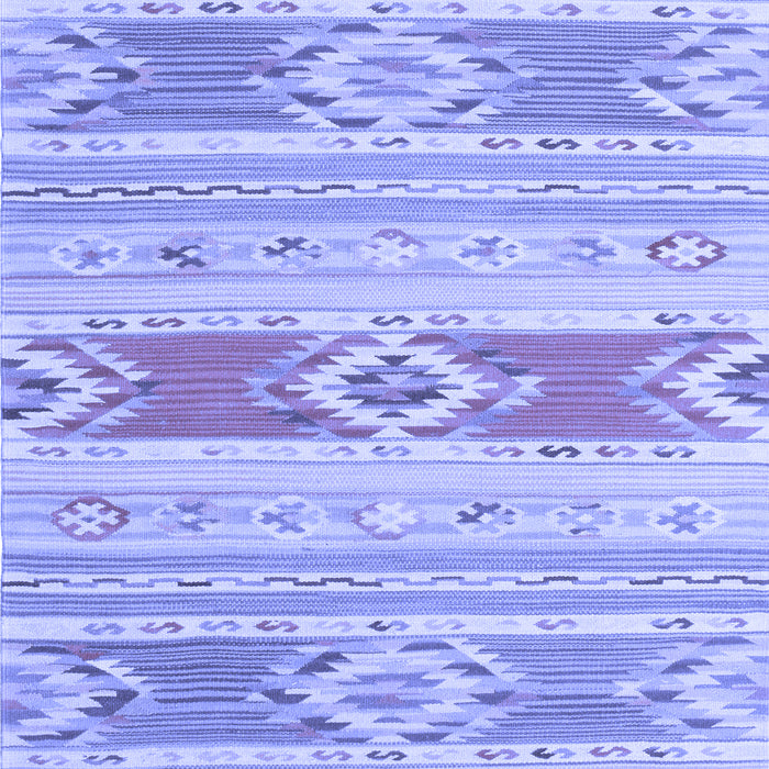 Abstract Blue Contemporary Rug, con1063blu
