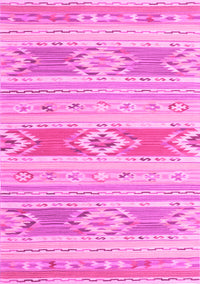 Abstract Pink Contemporary Rug, con1063pnk