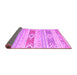 Sideview of Abstract Purple Contemporary Rug, con1063pur