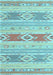Machine Washable Abstract Light Blue Contemporary Rug, wshcon1063lblu