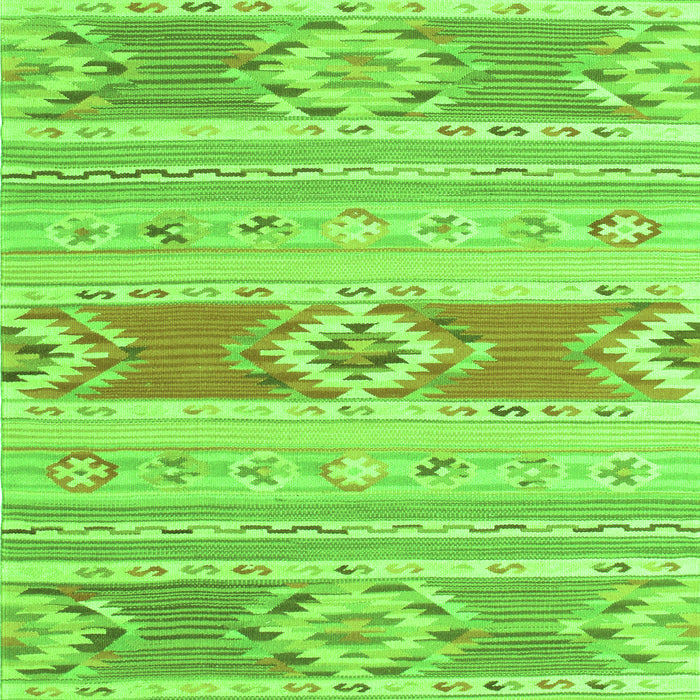 Abstract Green Contemporary Rug, con1063grn