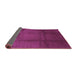 Sideview of Abstract Purple Contemporary Rug, con1064pur