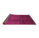 Sideview of Abstract Pink Contemporary Rug, con1064pnk