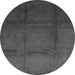 Square Abstract Gray Contemporary Rug, con1064gry