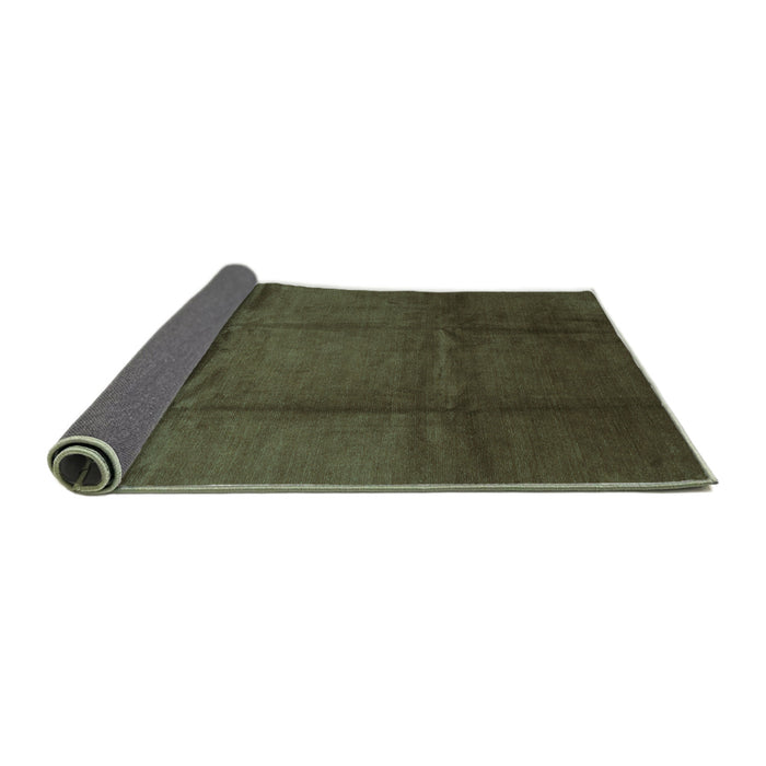 Sideview of Abstract Turquoise Contemporary Rug, con1064turq
