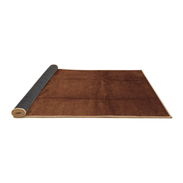 Sideview of Abstract Brown Contemporary Rug, con1064brn