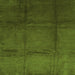 Serging Thickness of Abstract Green Contemporary Rug, con1064grn