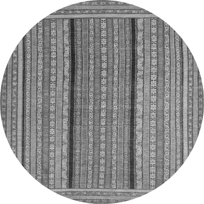 Square Abstract Gray Contemporary Rug, con1065gry