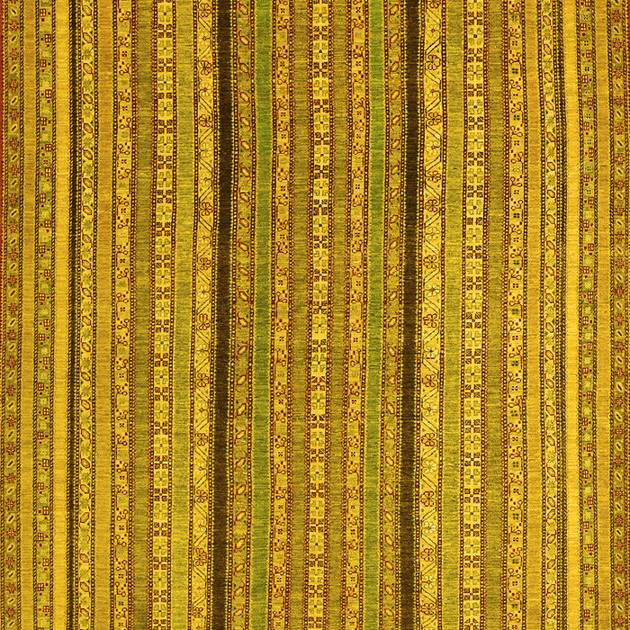 Machine Washable Abstract Yellow Contemporary Rug, wshcon1065yw