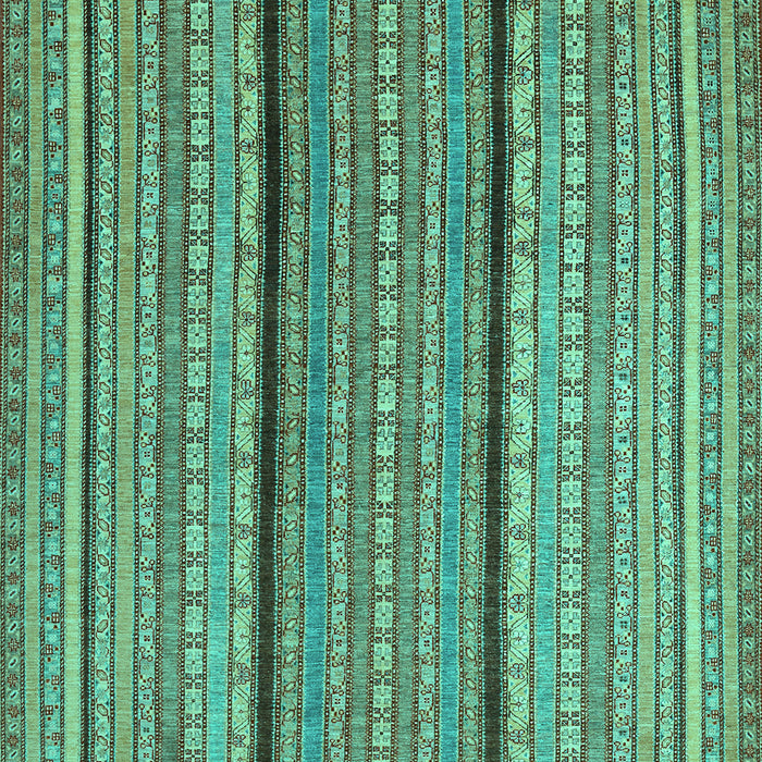 Machine Washable Abstract Turquoise Contemporary Area Rugs, wshcon1065turq