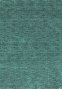 Abstract Turquoise Contemporary Rug, con1066turq