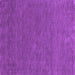 Square Abstract Purple Contemporary Rug, con1066pur