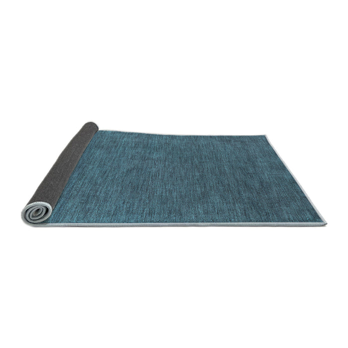Sideview of Abstract Light Blue Contemporary Rug, con1066lblu