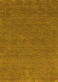 Abstract Yellow Contemporary Rug, con1066yw