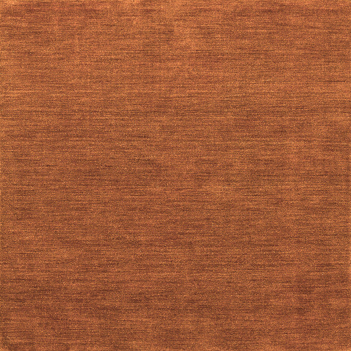 Round Machine Washable Abstract Orange Contemporary Area Rugs, wshcon1066org