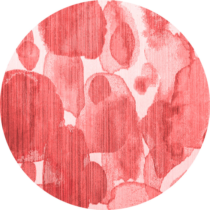 Machine Washable Abstract Red Contemporary Rug, wshcon1067red