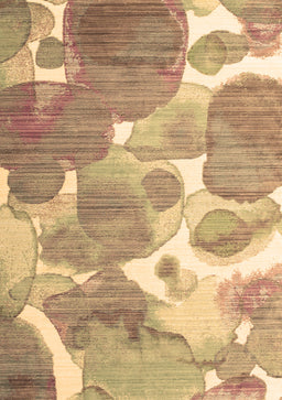 Abstract Brown Contemporary Rug, con1067brn