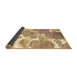 Sideview of Abstract Brown Contemporary Rug, con1067brn