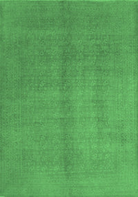 Abstract Emerald Green Contemporary Rug, con1068emgrn